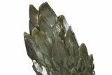 Green-Black Calcite Crystal Cluster - Sweetwater Mine #176295-2